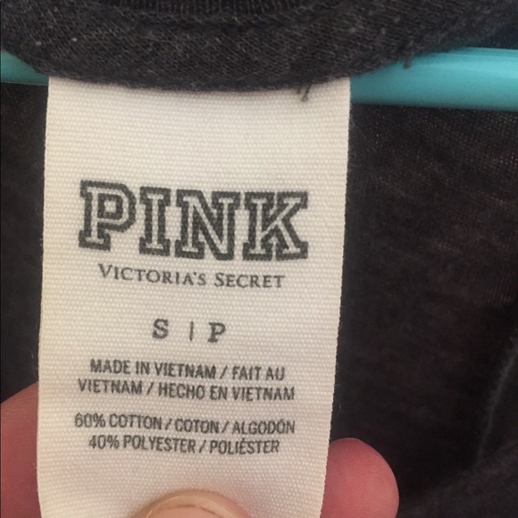 Pink by Victoria’s Secret shirt with sequence - Picture 2 of 3
